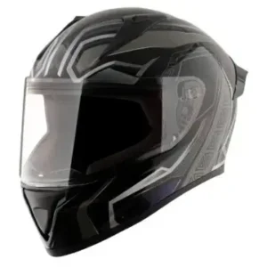Vega Bolt Marvel Black Panther Edition Black Silver Helmet