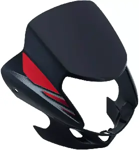 Visor For Cd Deluxe Type2 Black Red