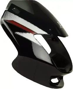 Visor For Ct100 Black Red