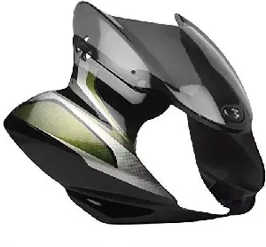 Visor For Discover 100 Dts-i 3d Black Green