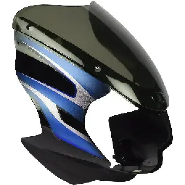 Visor For Discover 125 Om Black Blue
