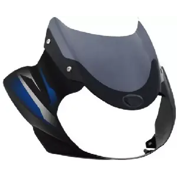 Visor For Discover125 2017 Black Blue
