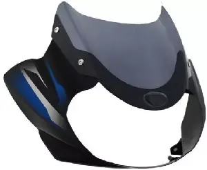 Visor For Discover125 2017 Black Blue