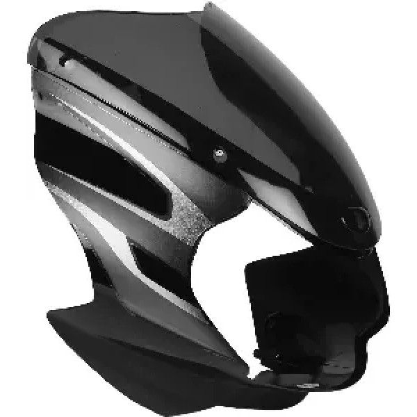 Visor For Discover125 Om Black Grey