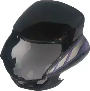 Visor For Hf Deluxe 2019 Black Blue