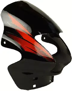 Visor For Passion Plus A/w Black Red