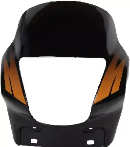 Visor For Passion Plus Black Orange