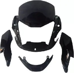 Visor For Passion Pro Ibs 2020 So5(inner ,glass,visor)black