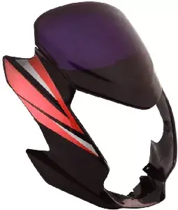 Visor For Passion Xpro Black Red