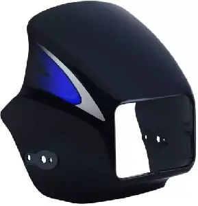 Visor For Splendor Plus Cut Black Blue
