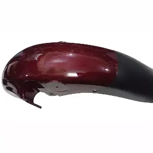Genuine Front Mudguard Maroon Golden For Hero Passion Plus Om