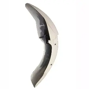 Genuine Front Mudguard White Blue For Tvs Phoenix