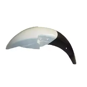Genuine Front Mudguard White Red For Honda Shine Type 6